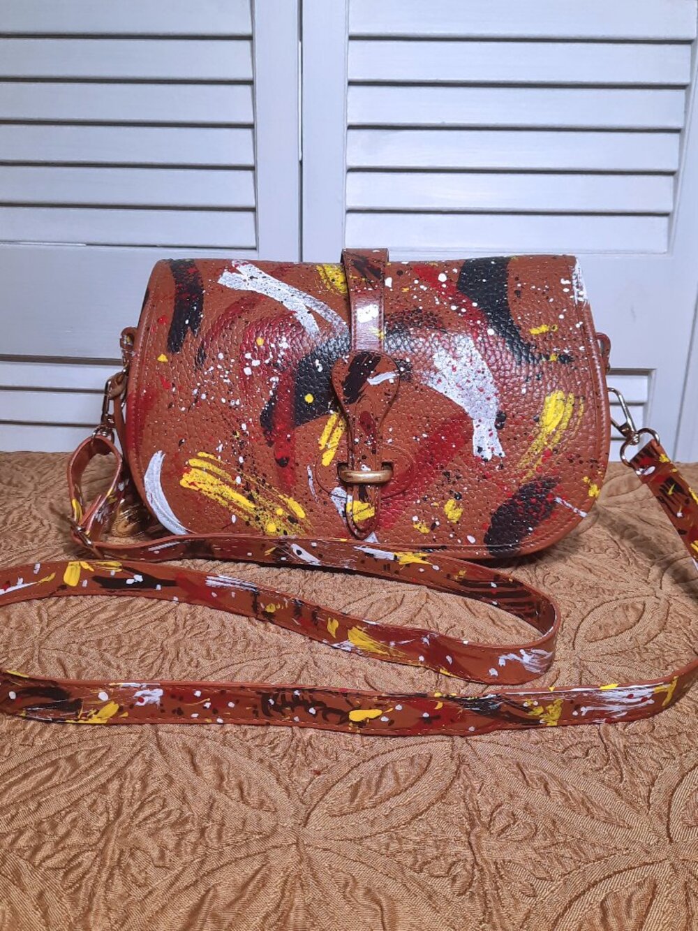 Dooney & Bourke Dipinta Inspired Vintage Over Under Crossbody